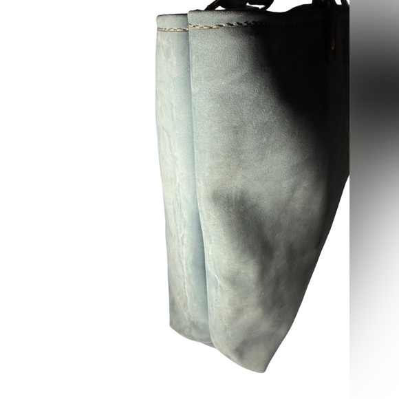 Hoofbeat Blue and Cream Tote Bag - Picture 2 of 16